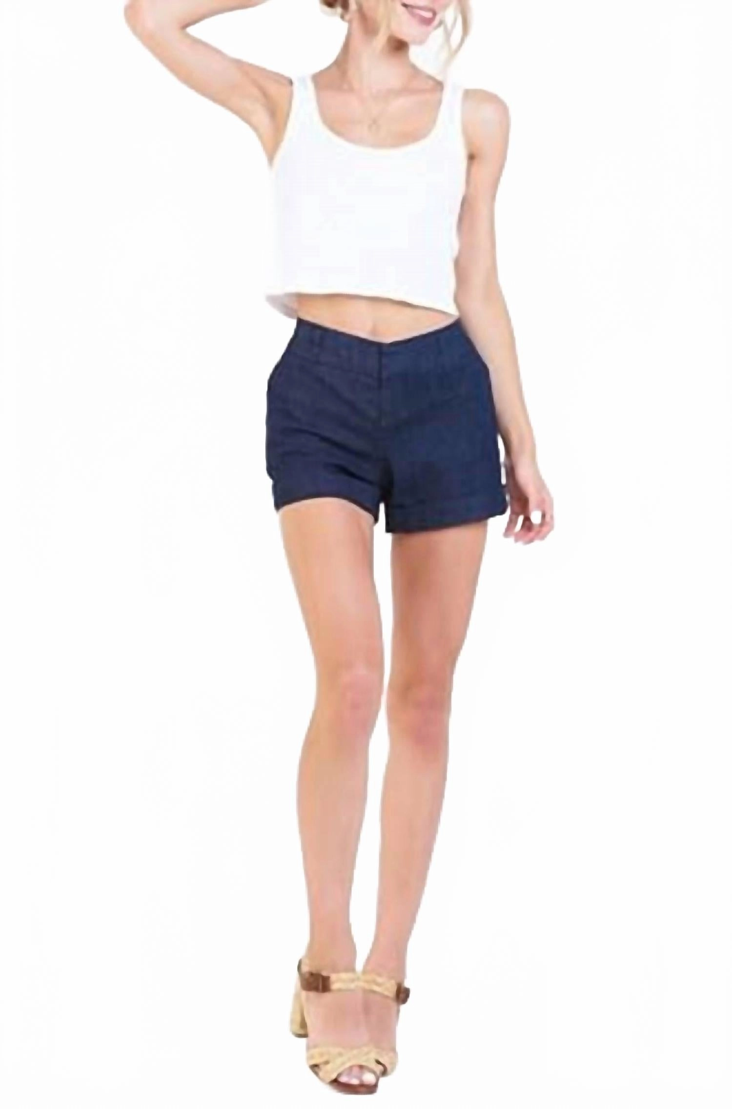 Hampton Comfort Short In Zodiac Reinforced Hemlines Stretchable Waistband