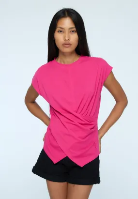 TIME T-SHIRT HOT PINK Chic Design