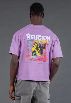 Formal Occasion ACID RIPPER T-SHIRT LIGHT MAUVE