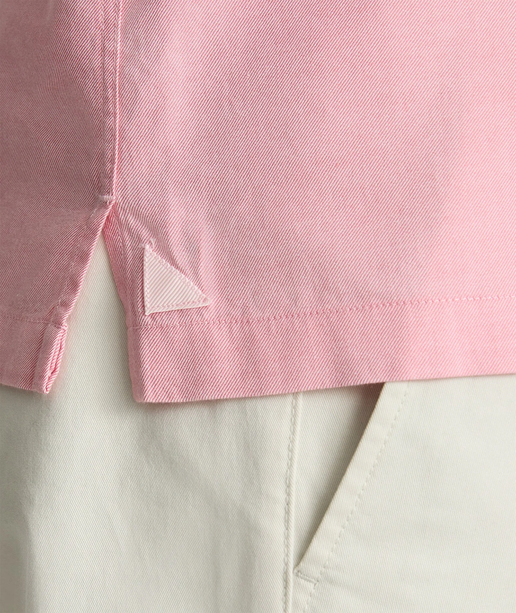 Cotton-Blend Short-Sleeve Hughes Shirt Relaxed Silhouette
