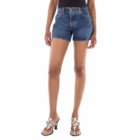 stretchy fabric Odor Resistant Treatment Anine Bing Dalton Denim Shorts