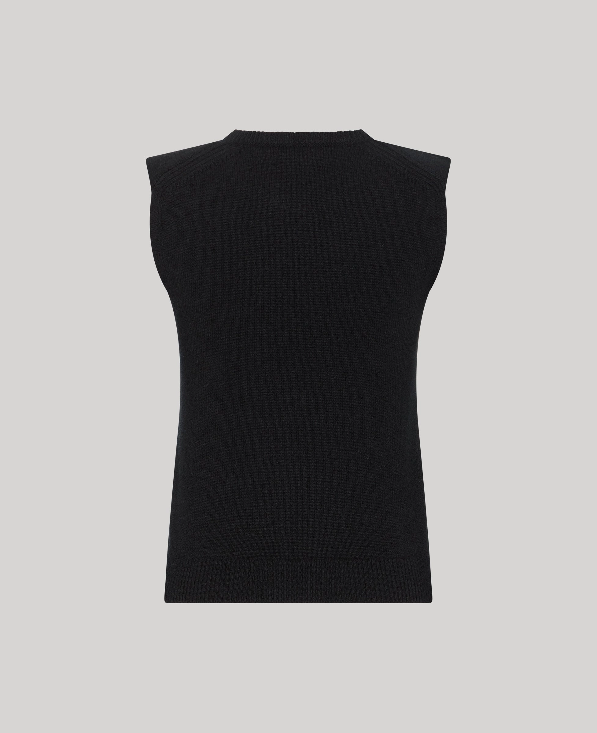 Highgrove Recycled Cashmere Round Neck Tank Thermoregulating Fabric NonIrritating Seams