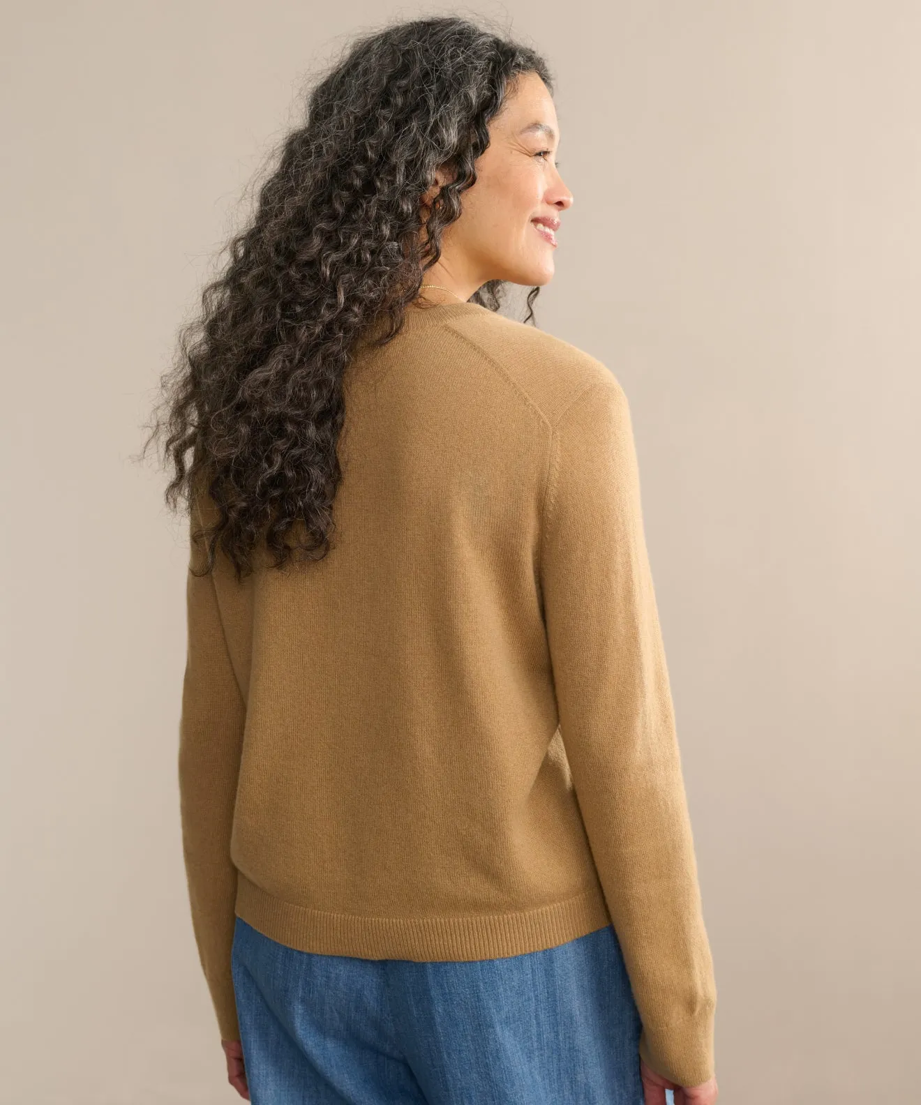 Flynn Cashmere Sweater Chic Comforted Comfortable Wear