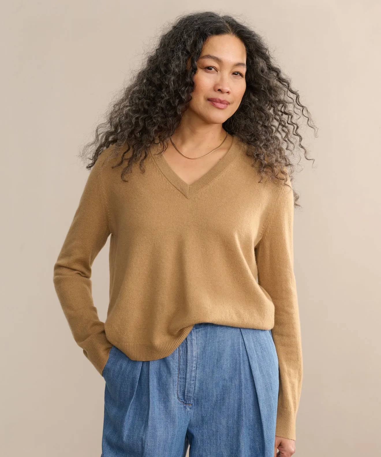 Flynn Cashmere Sweater Worn In