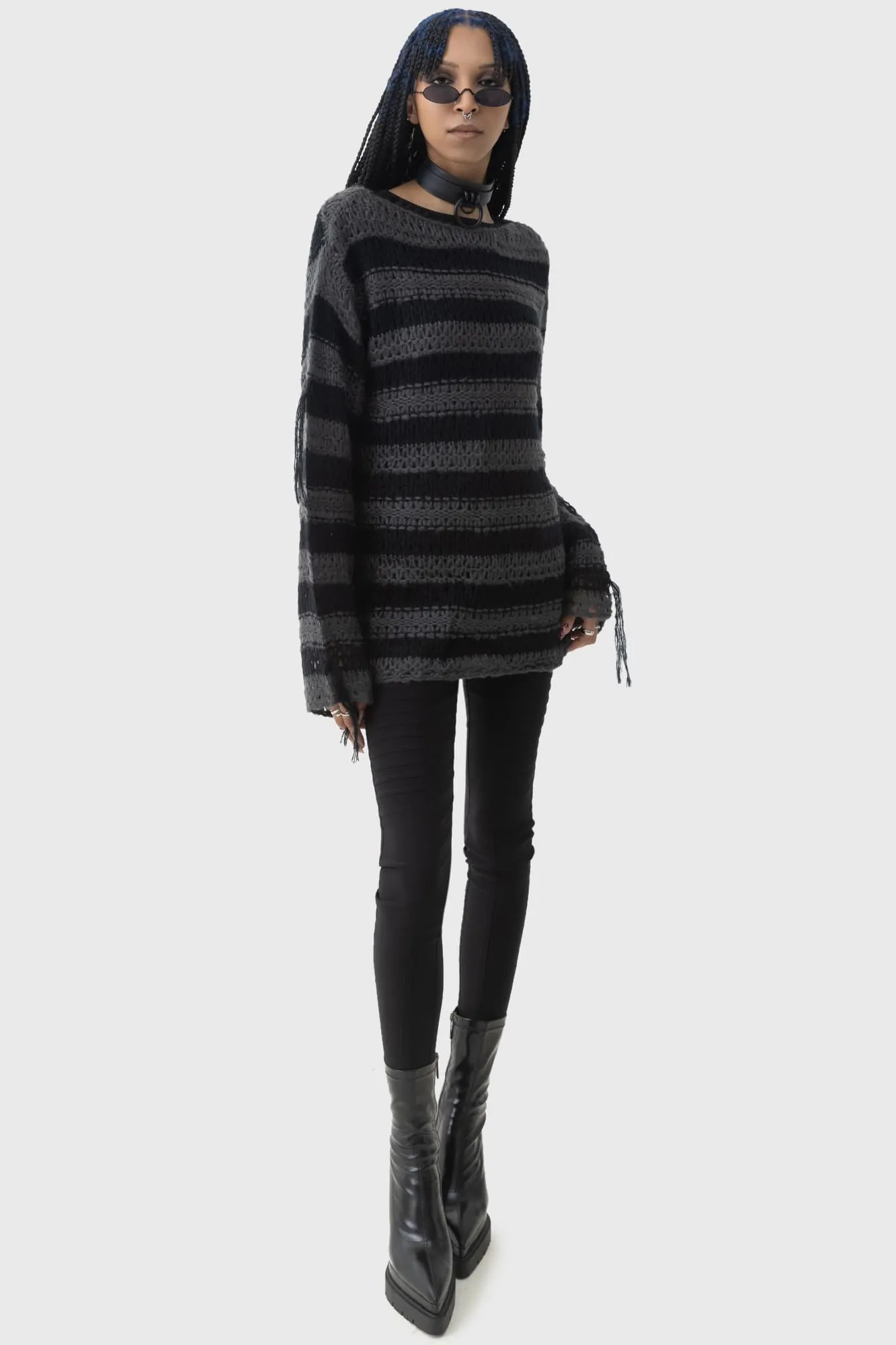 Hunter's Moon Sweater Cable Stitch MultiDirectional Stretch