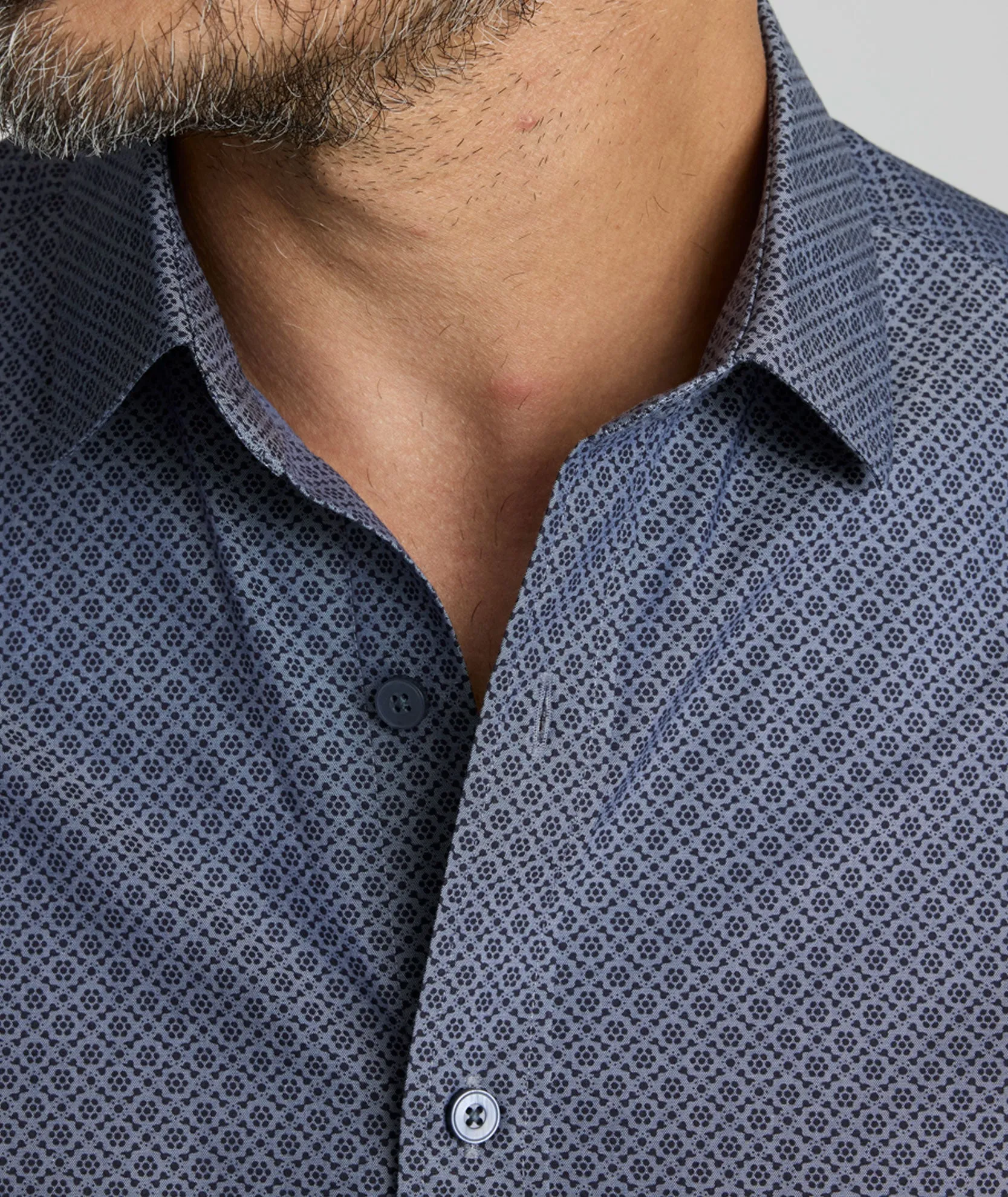 Cooling Mesh Lining Designer Look Wrinkle-Free Smithson Shirt