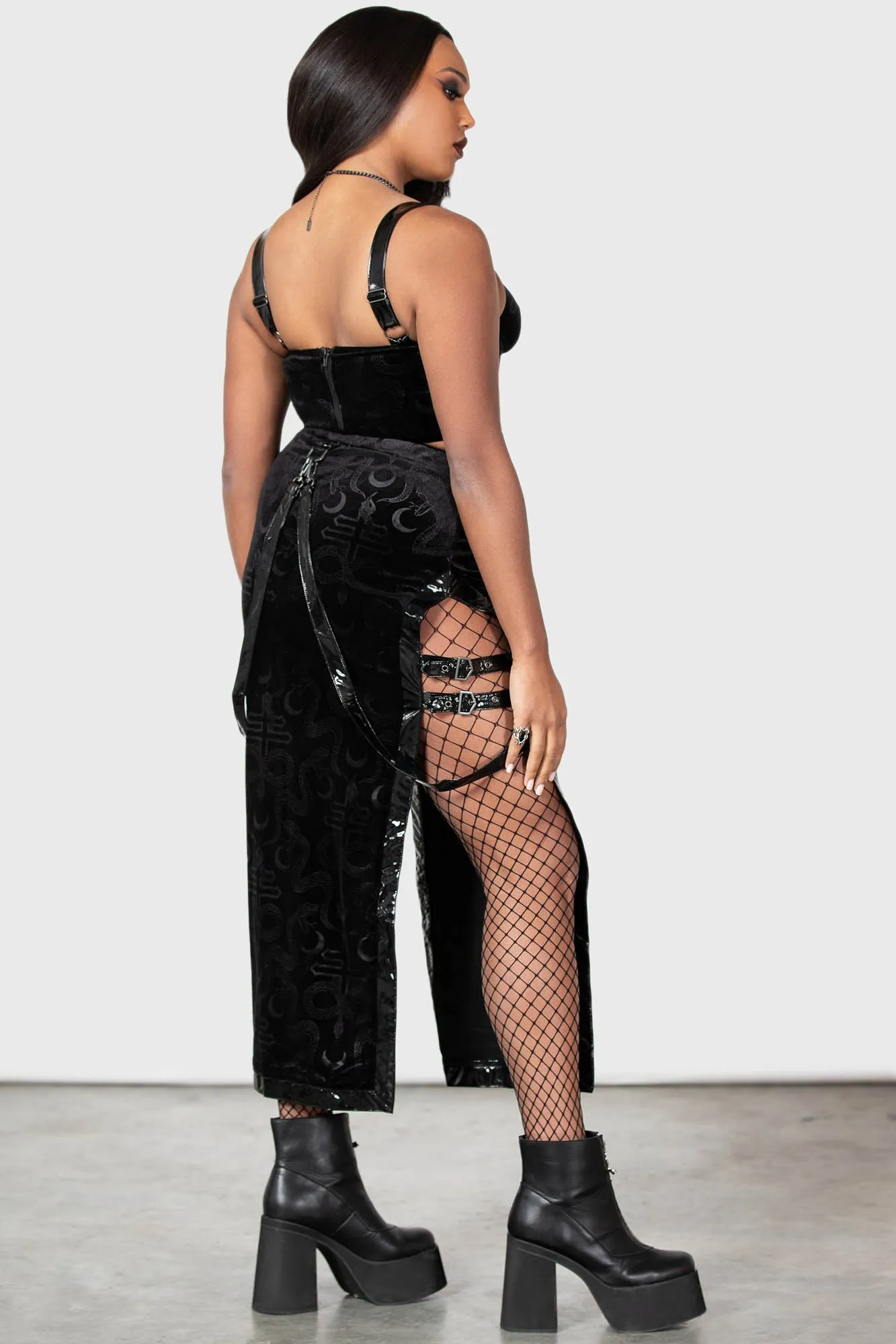 Ice N Fire Skirt Fashion Tones Twist Front Design