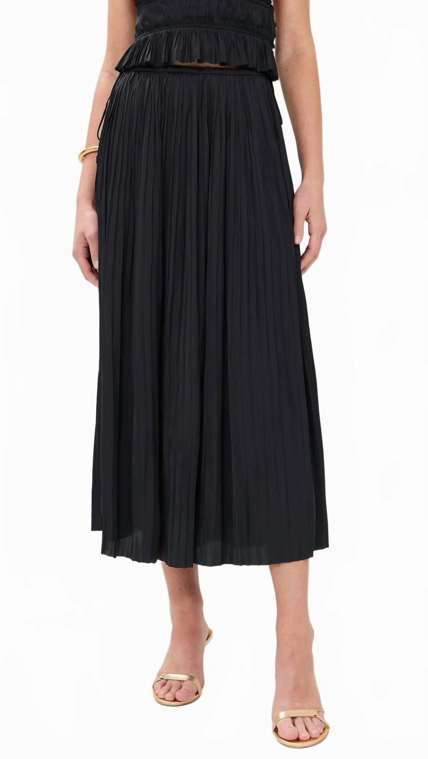 Fitted Cut Ineze Skirt In Black