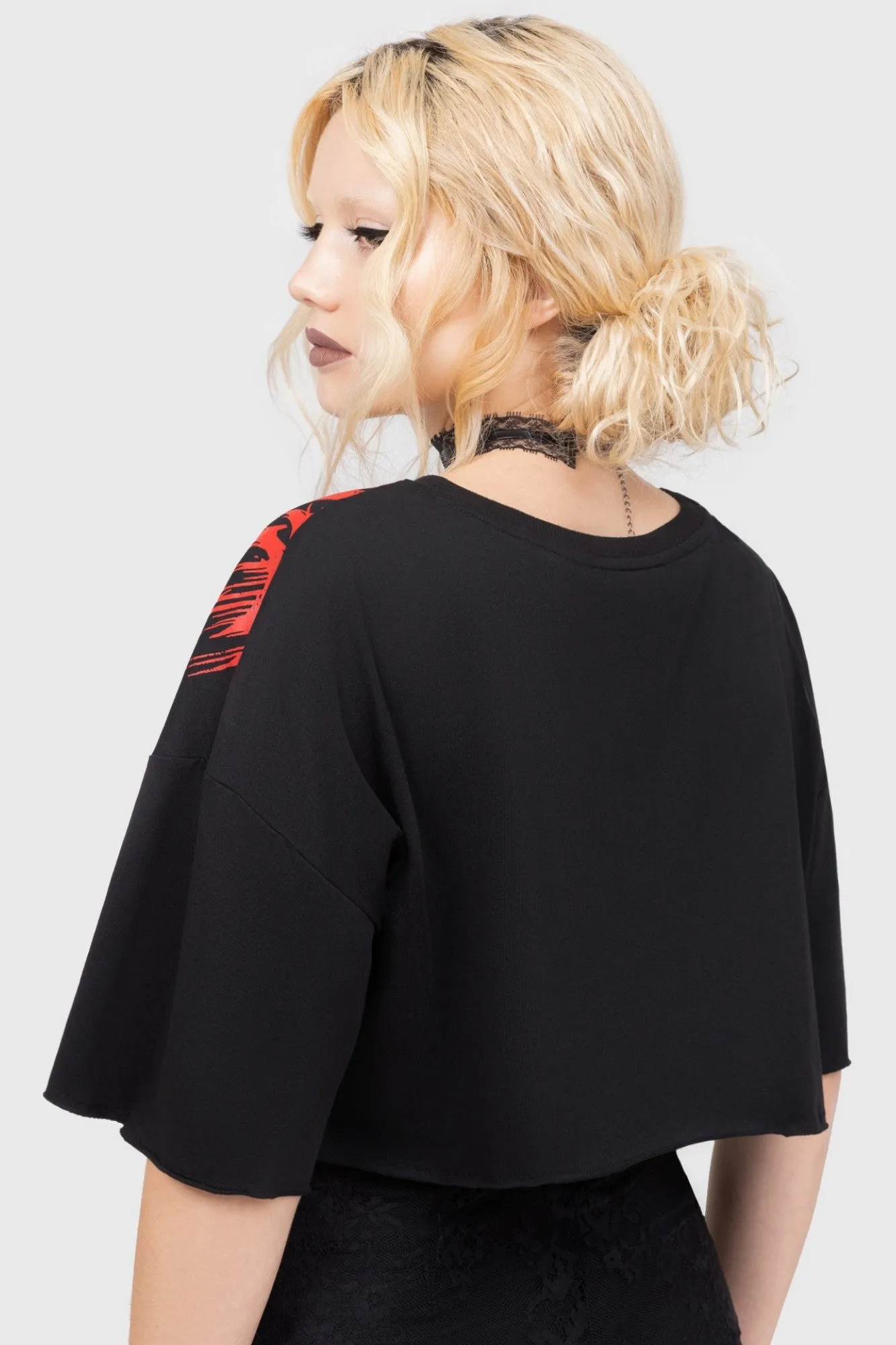 INK Logo Crop Tee Classic Comfort Smooth Neckline