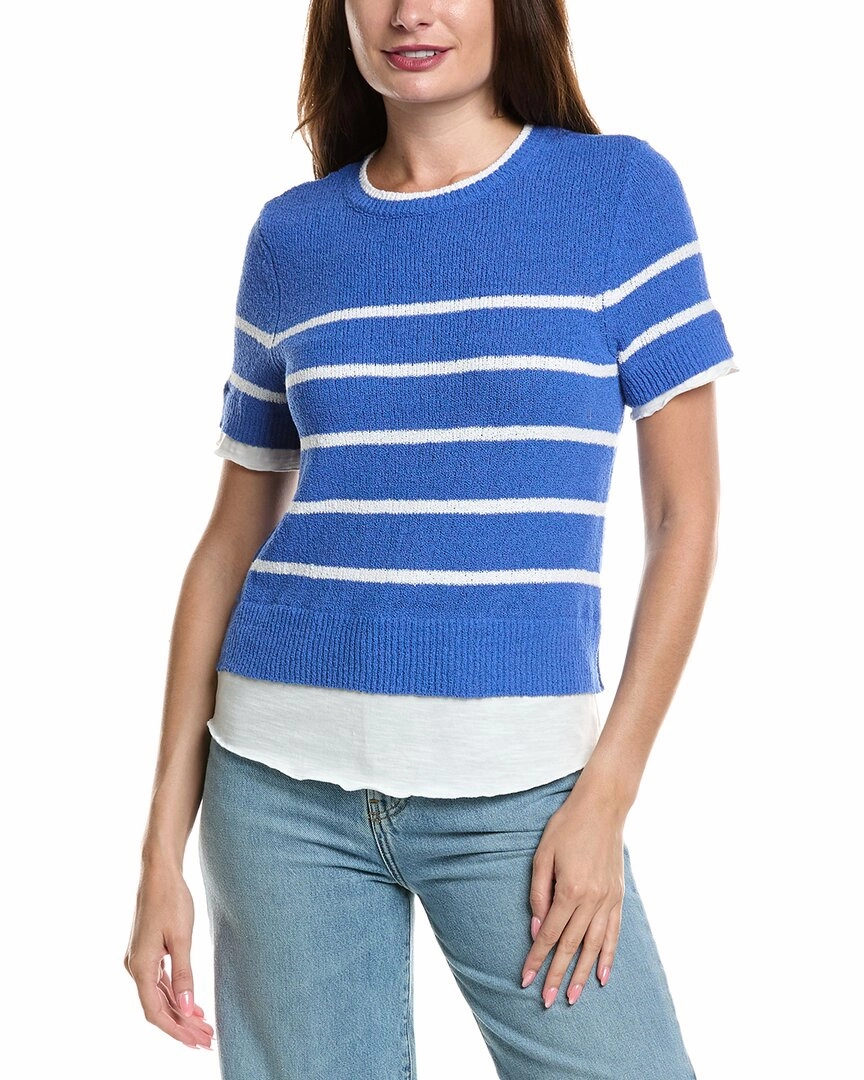 Waffle Knit Design History 2Fer Sweater