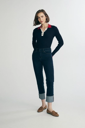 Jeans with a large cuff Sustainable Road Trip