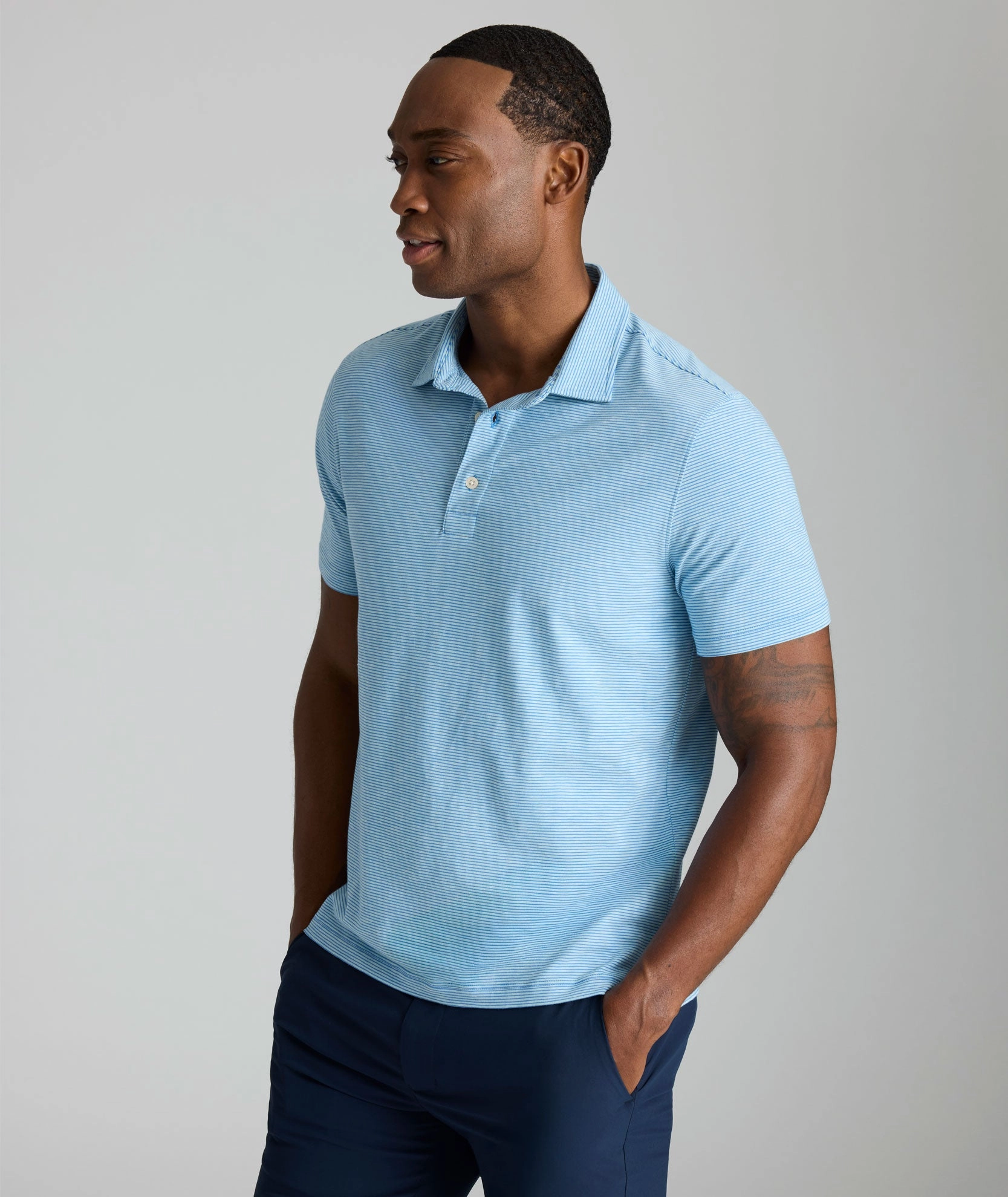 Essential Wear Outdoor Lifestyle Jersey Slub Polo