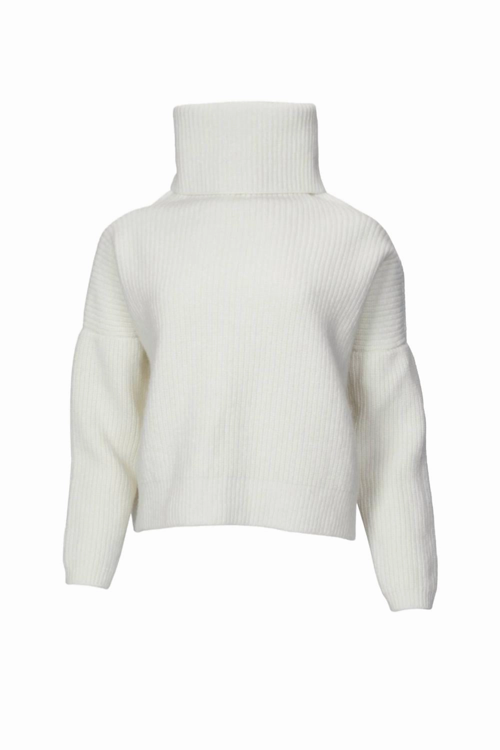Joan Jumper In Ivory White Long Lasting Elasticity Comfy Wear