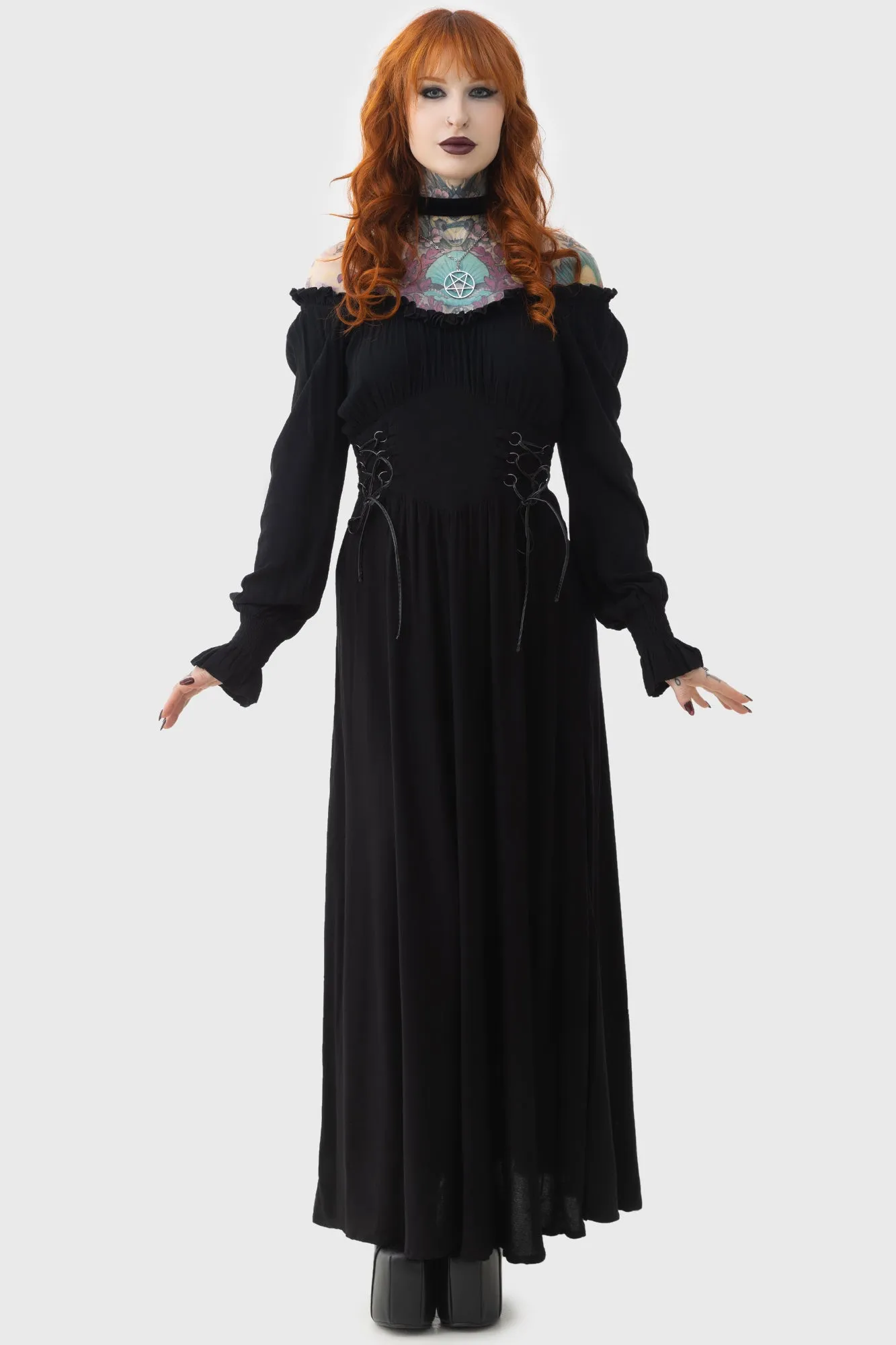 Jocasta Maxi Dress Upgrade-Option Office Tone
