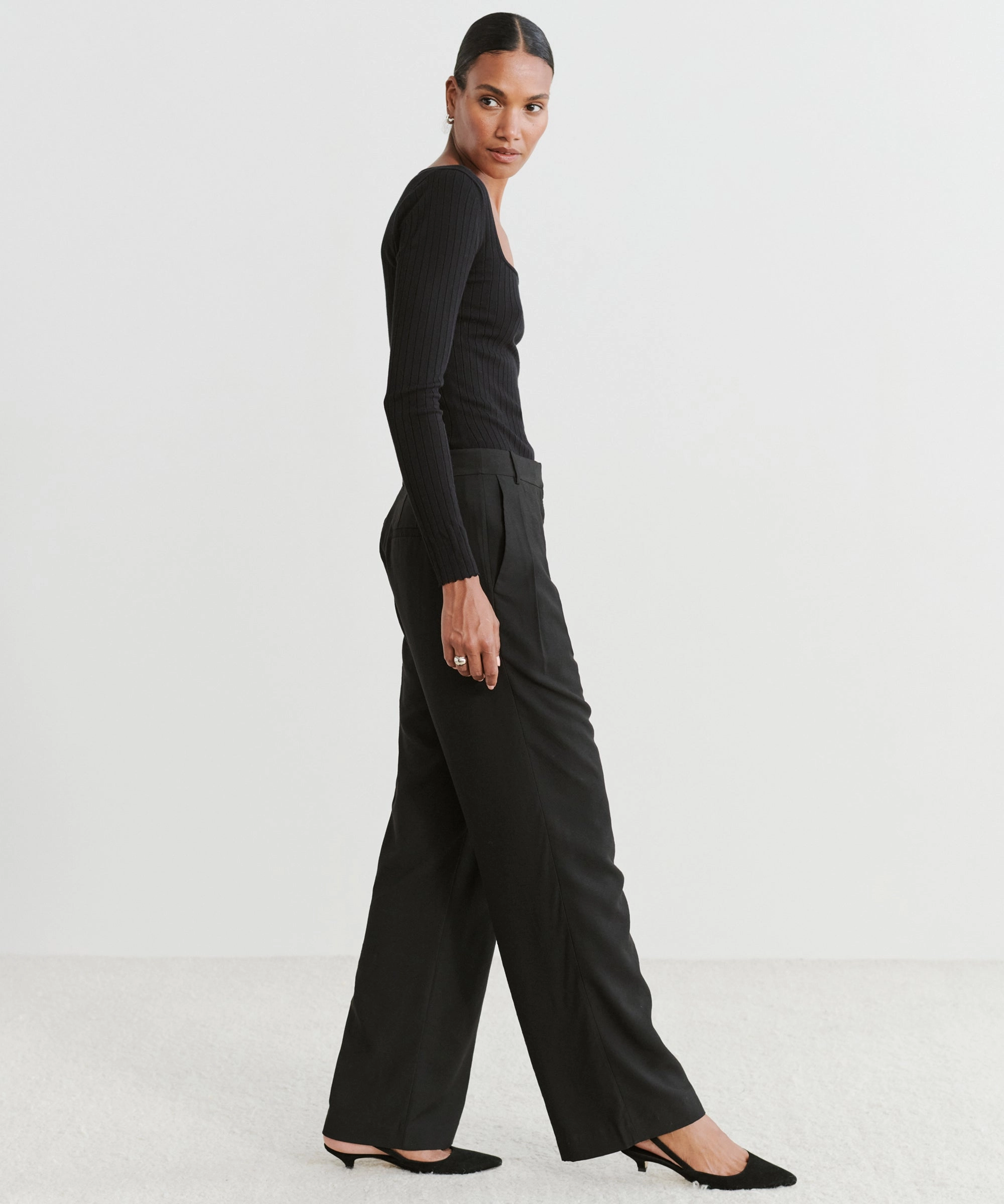 Comfortable Cut clean look Jones Trouser