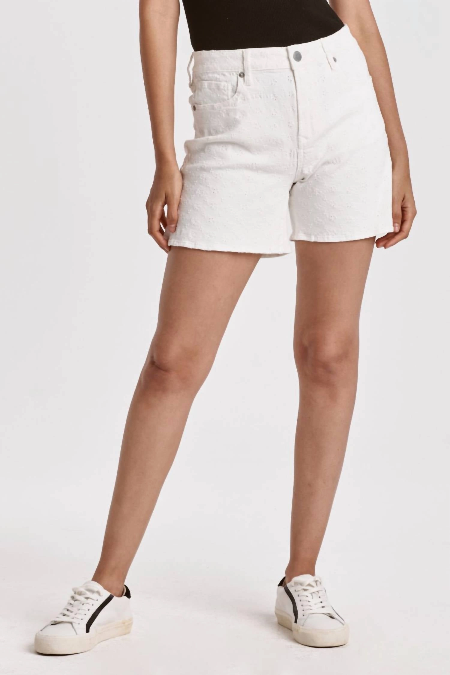 Sweat Wicking Channels Julian Short In White