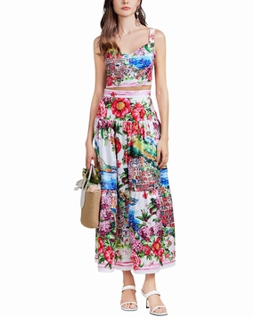 City Mood Kaimilan Top & Skirt Set