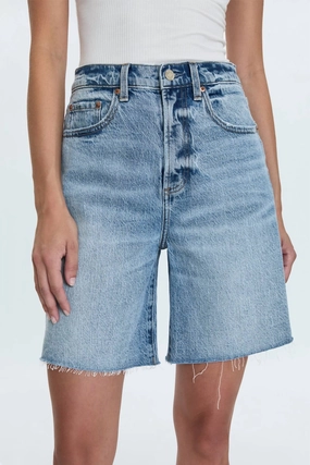Moisture Wicking Lining Kaylee High Rise Pinched Loose Short In Boulder
