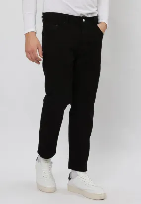 Comfy Cut Basic Stretch KICK JEANS JET BLACK