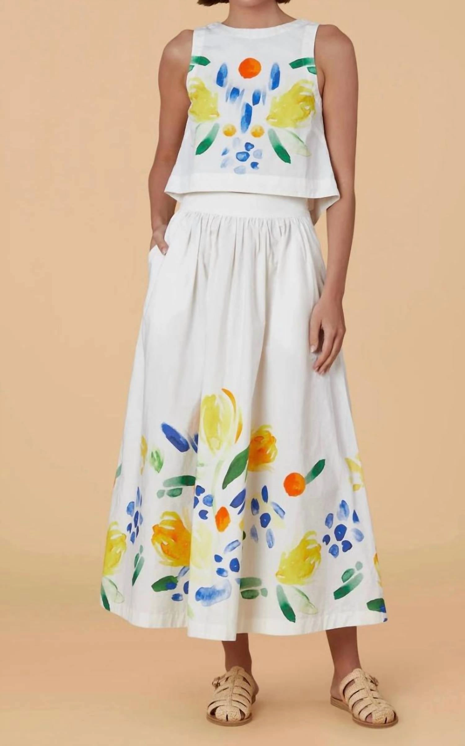 Autumn Stroll Kit Skirt In Arancia