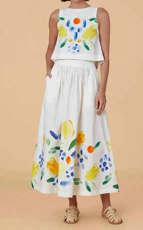 Autumn Stroll Kit Skirt In Arancia