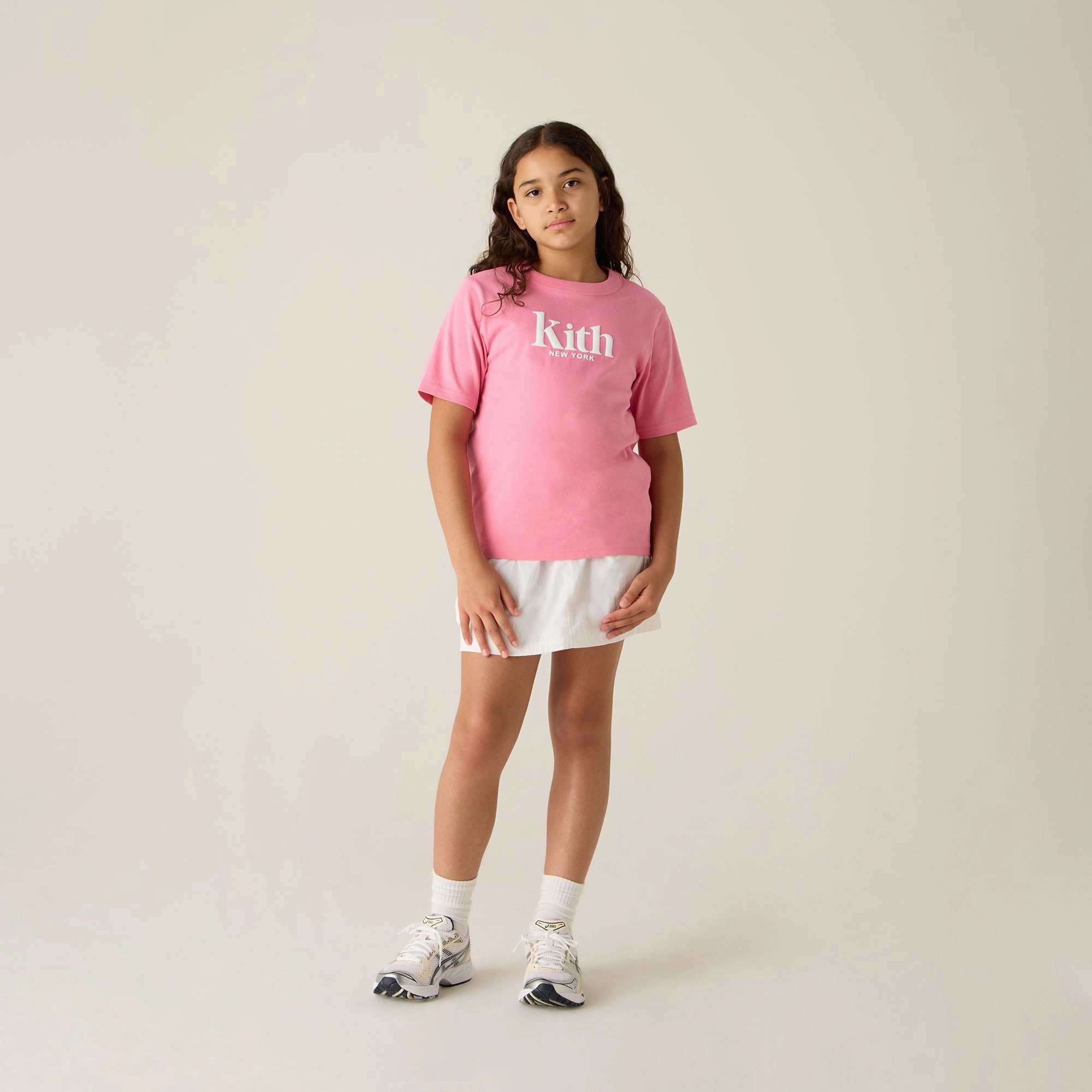 Clean Mood Minimalist Trim Kith Kids Cargo Skirt - Silk
