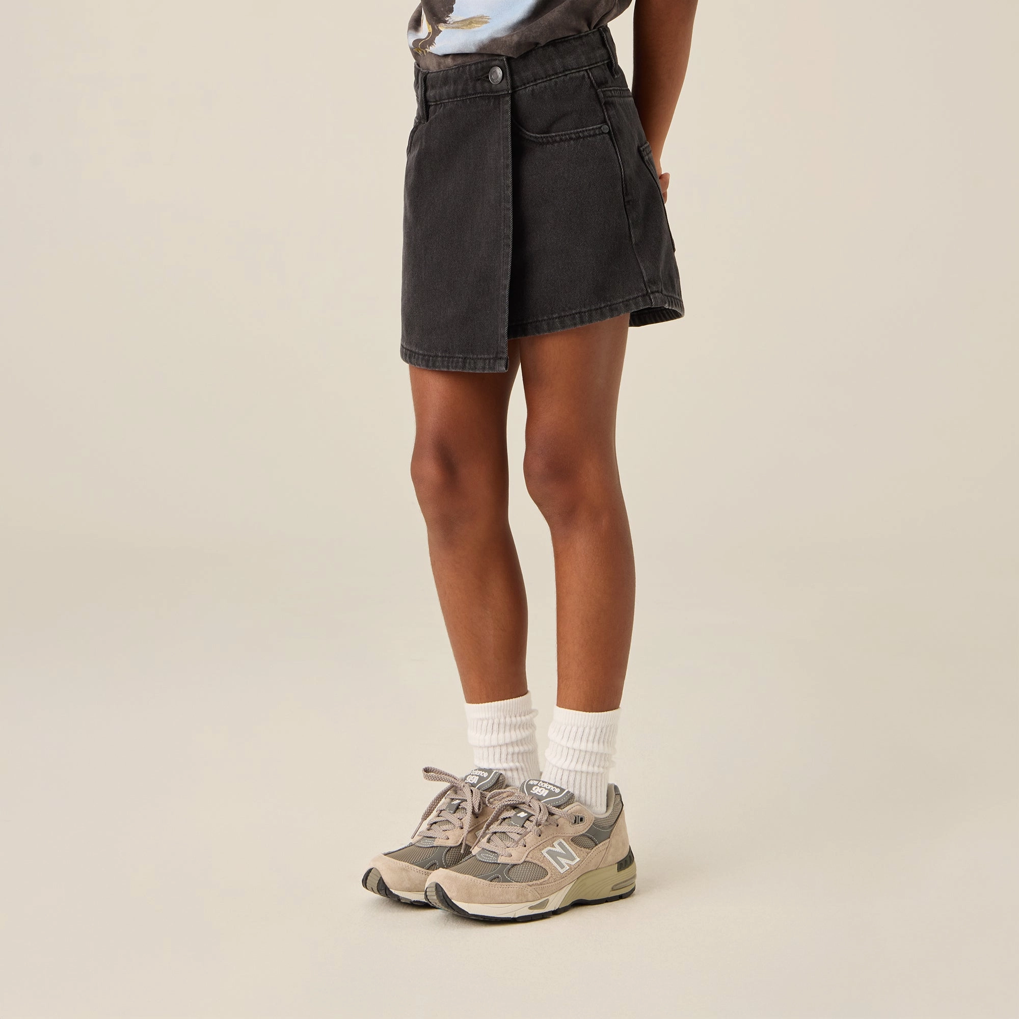 Autumn Stroll Kith Kids Denim Skirt - Xavier Wash