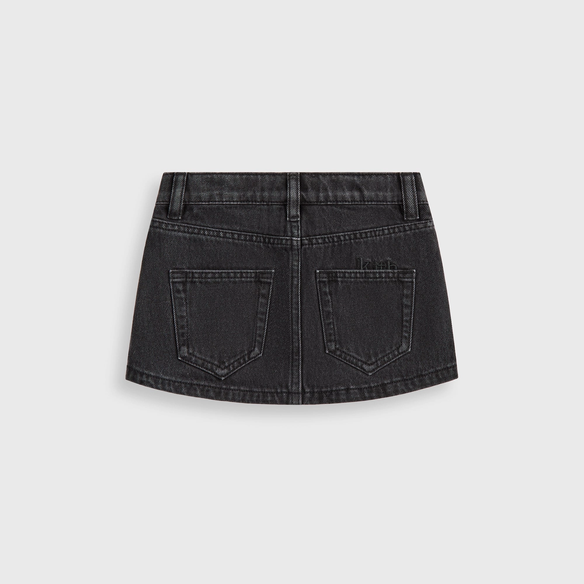 Neutral Look Kith Kids Denim Skirt - Xavier Wash