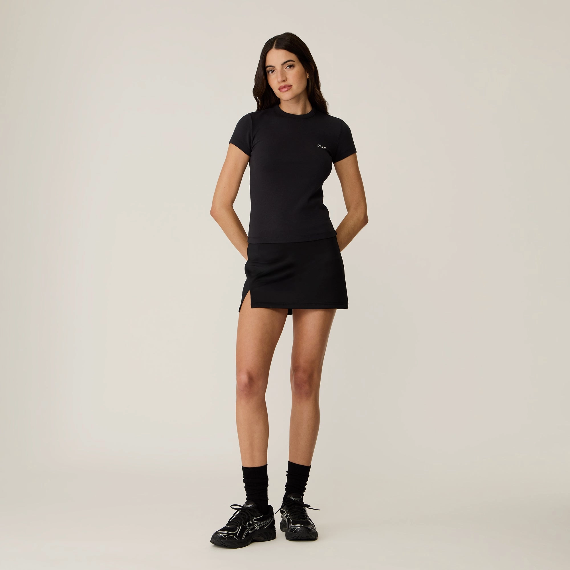 Kith Women Ari Active Skort - Black Weekend Ready