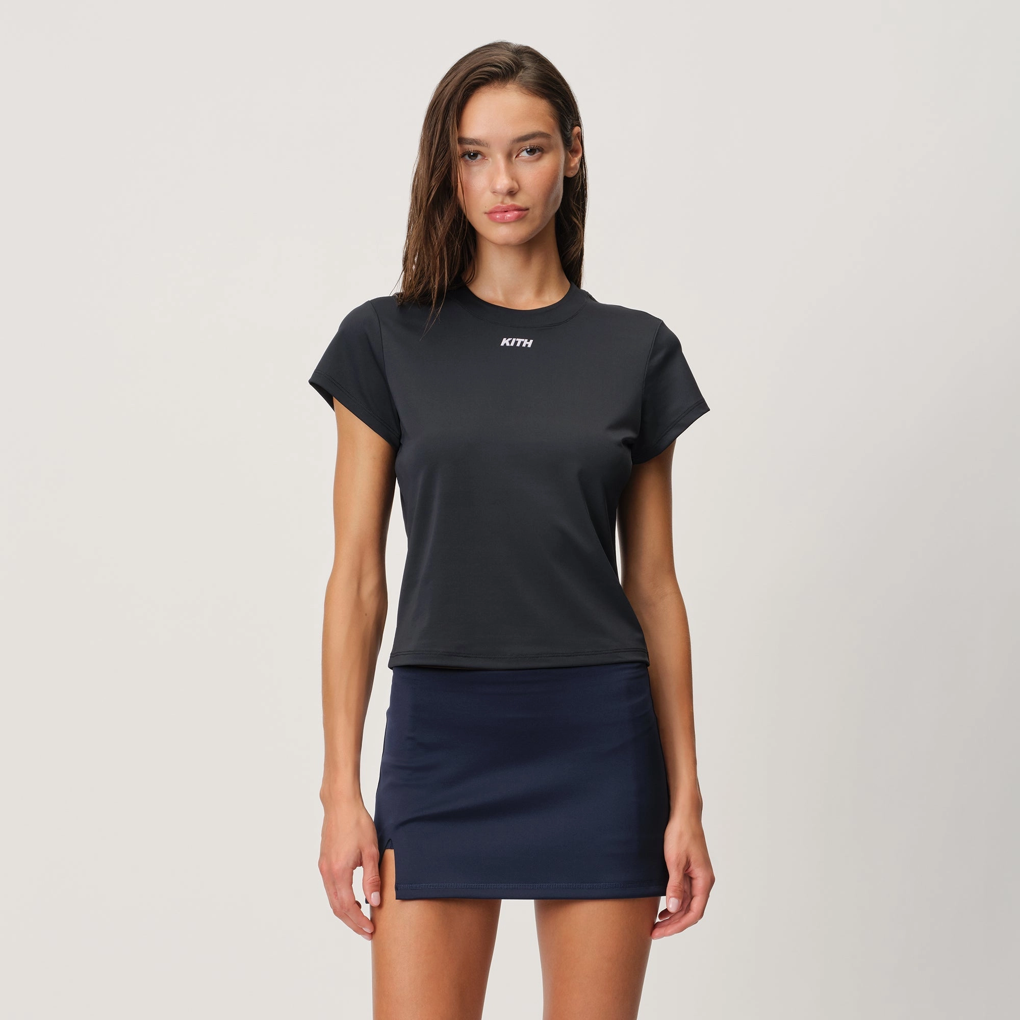 Flat Lay Collar Kith Women Ari Active Skort - Nocturnal