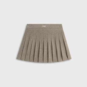 Kith Women Hana Pleated Sweater Skort - Graphite Outfit Focus