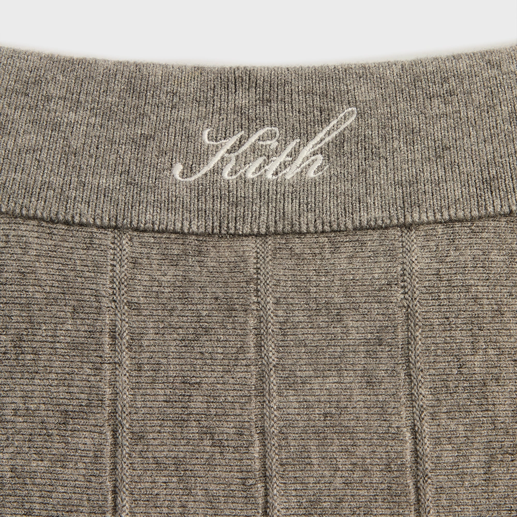 Kith Women Hana Pleated Sweater Skort - Graphite Elegant Flow