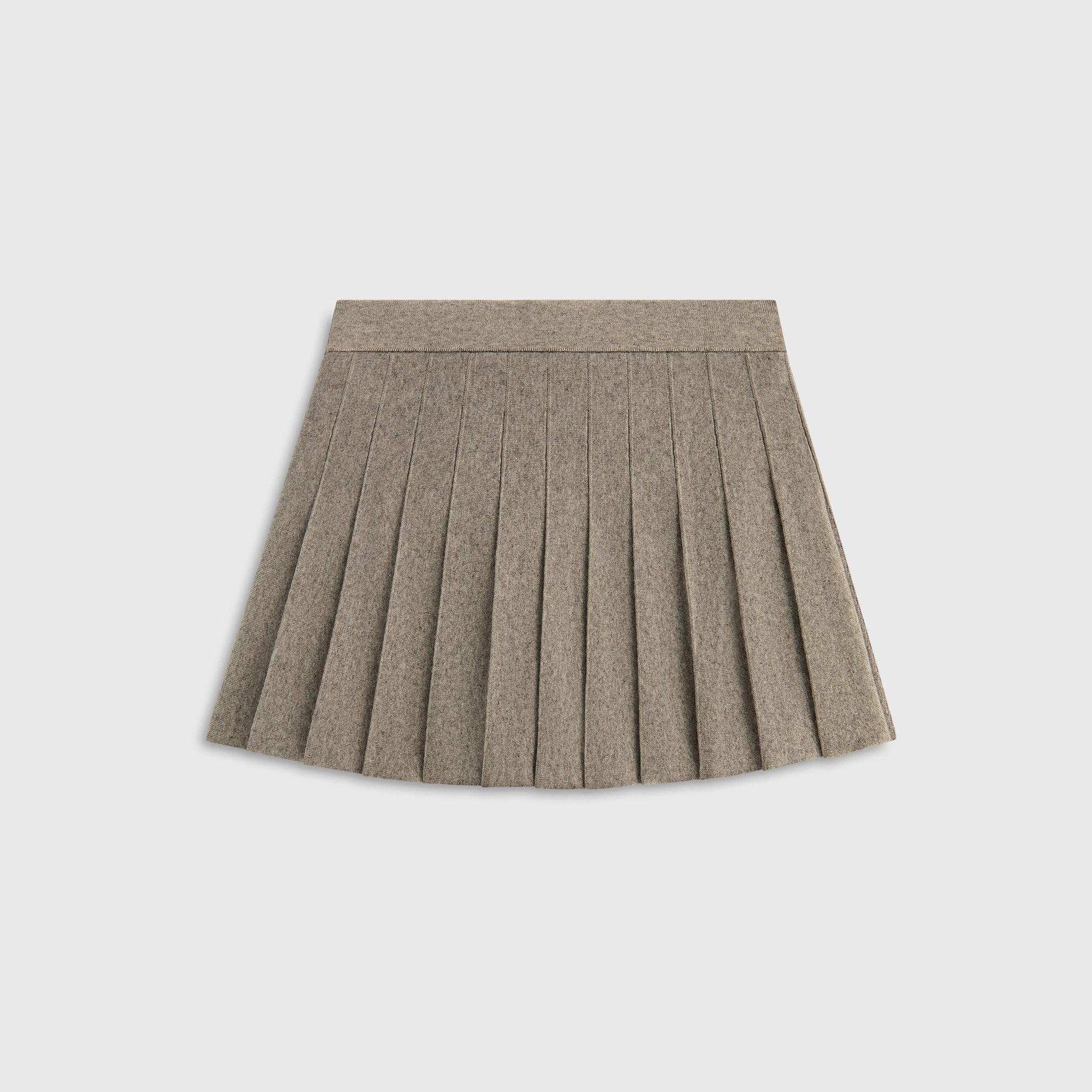 Statement Color Minimal Vibes Kith Women Hana Pleated Sweater Skort - Graphite