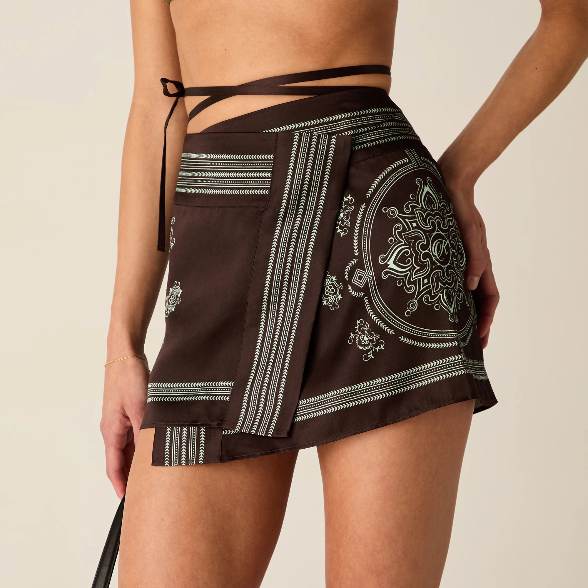 Kith Women Mako Medallion Wrap Skirt - Incognito Sophisticated Mood Must Have Feature