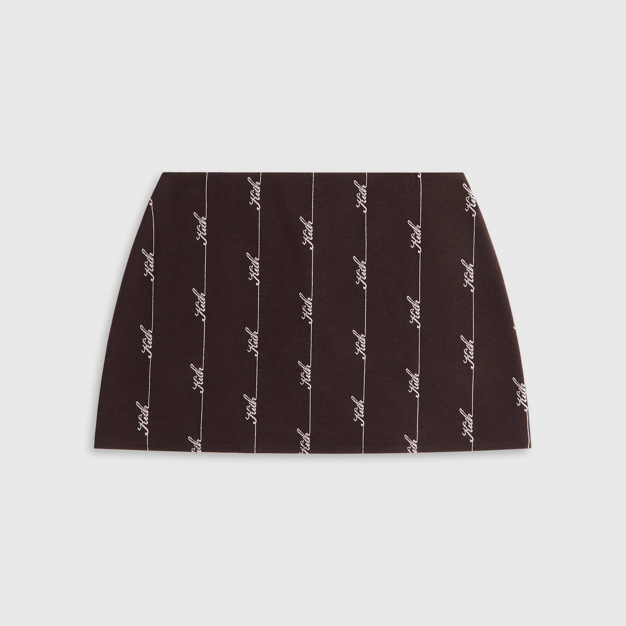 Curve Friendly Natural Look Kith Women Sven Pique Logo Knit Skort - Incognito