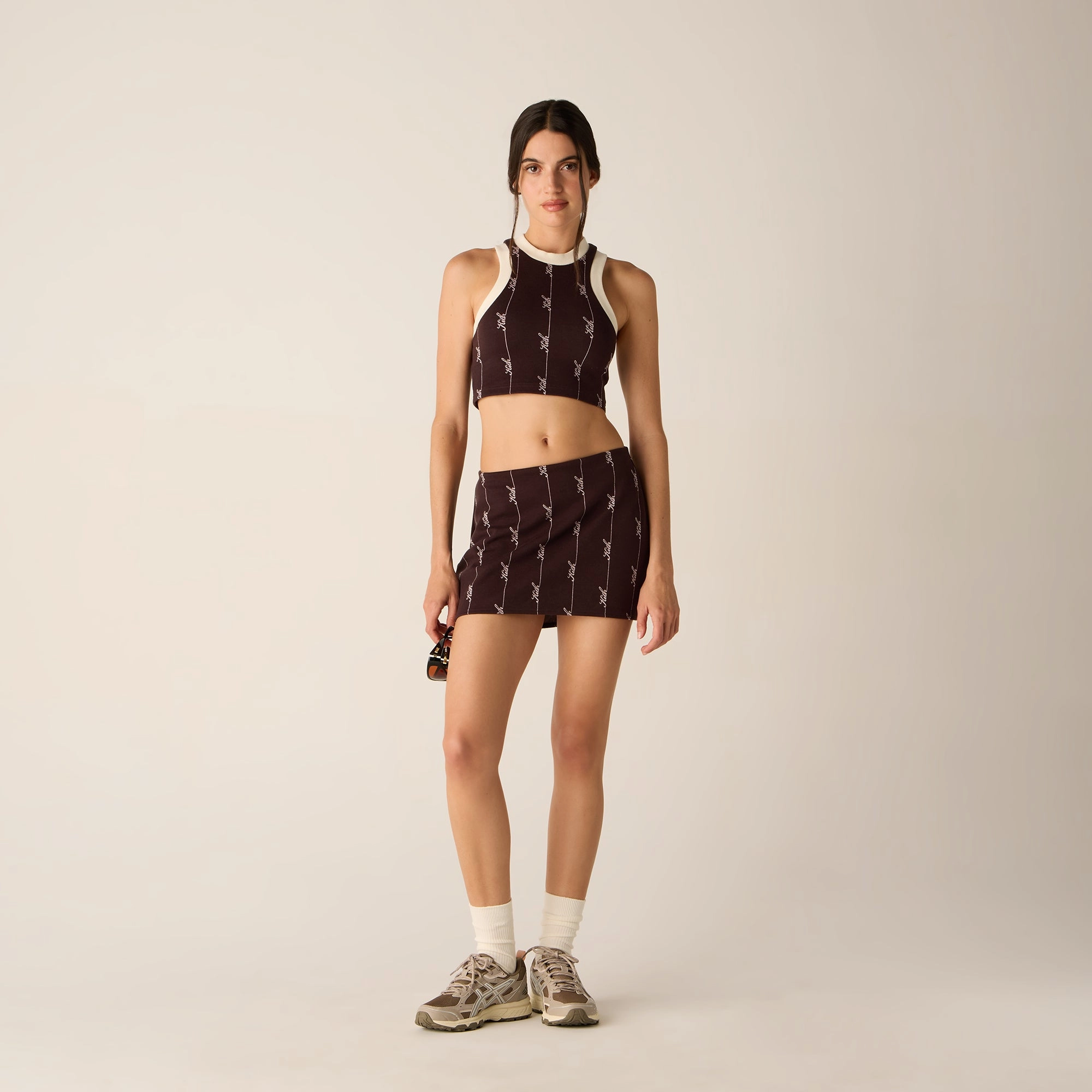 Day Ready Kith Women Sven Pique Logo Knit Skort - Incognito