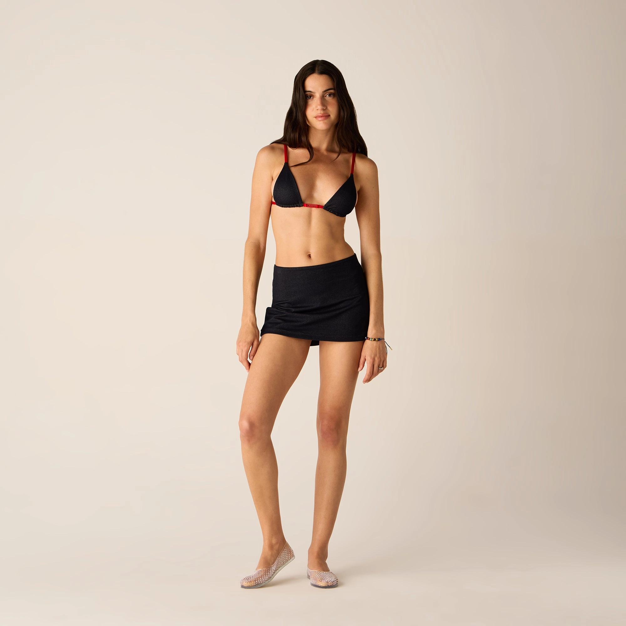 Kith Women Vera Denim Skirt - Nocturnal Tonal Look