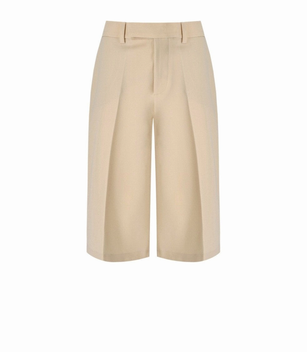 Knee-Length Bermuda Shorts Clean Aesthetic