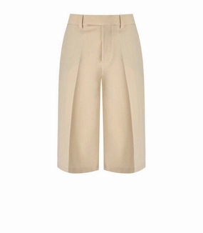 Knee-Length Bermuda Shorts Clean Aesthetic