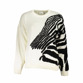 Desigual Cotton Women's Sweater Light Knit Snuggle Layers