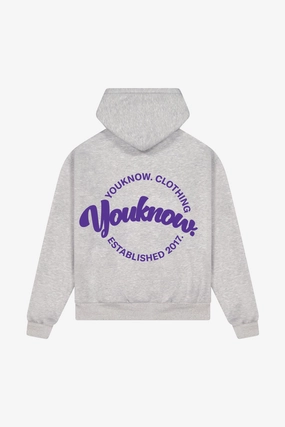 Eco-Friendly Fabric Celebrity Worn CIRCLE HOODIE | Ash Grey