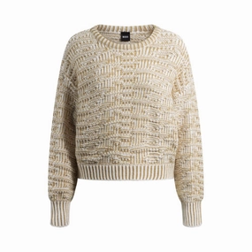 sweater with 3D knit Chilly Layer