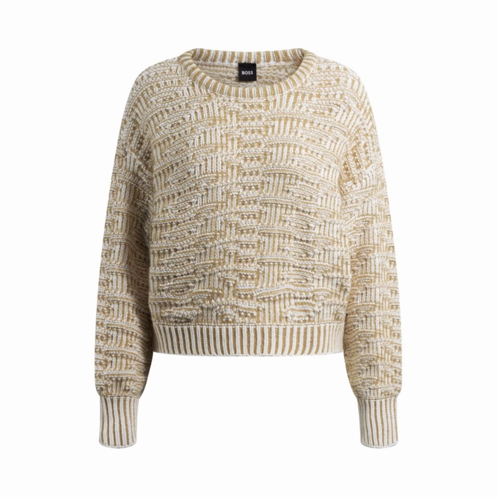 Lightweight Merino sweater with 3D knit