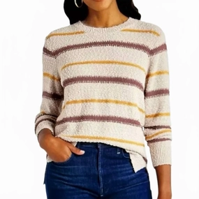 Marled Stripe Sweater In Multi Everyday Cozy