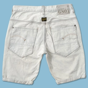 Knitted Perfection Y2K G-Star Shorts W30 Cold Weather Must-Have
