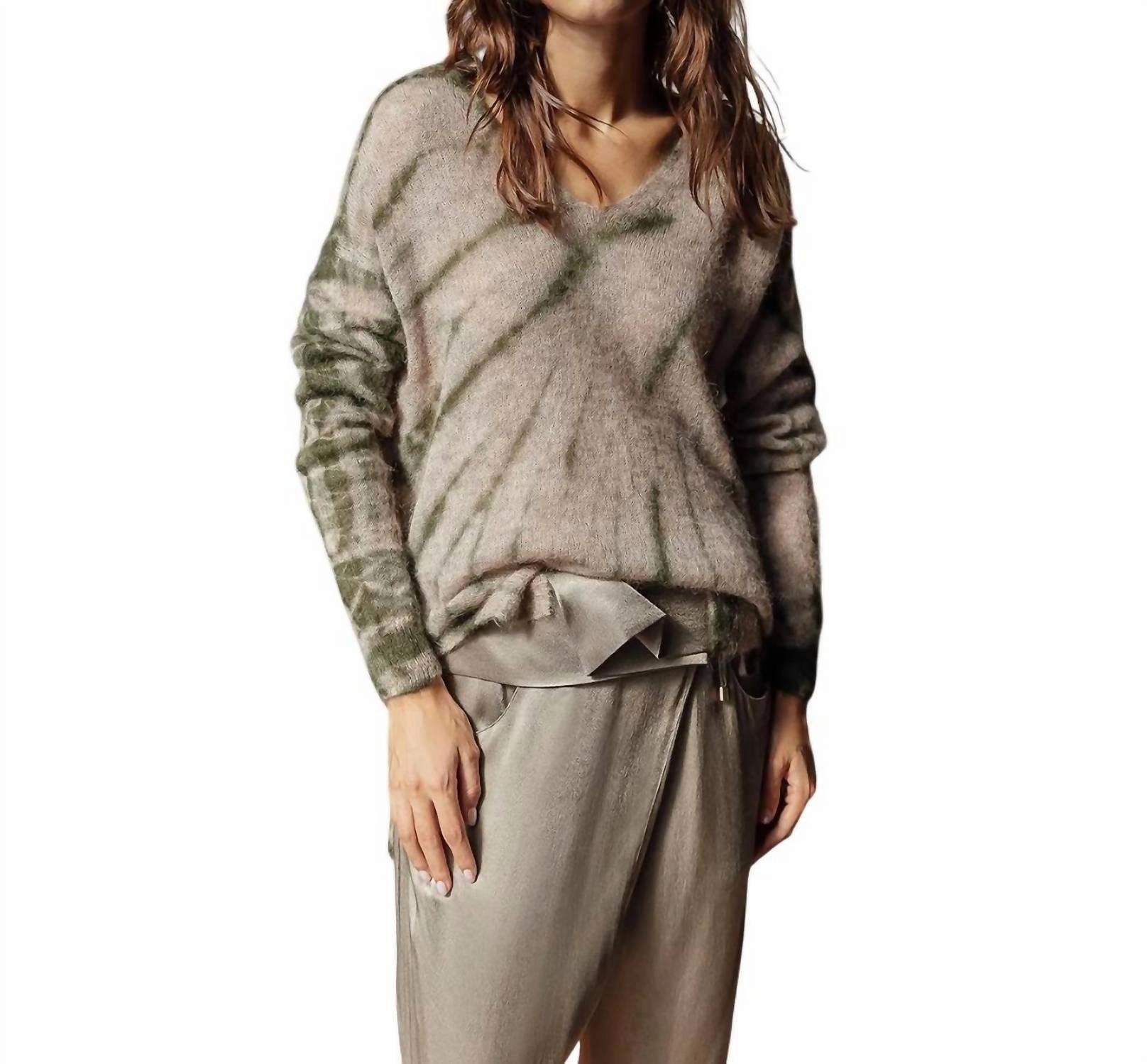 Cozy Apparel Comfort Knit Piece Knitted Sweater Torvi In Ivory