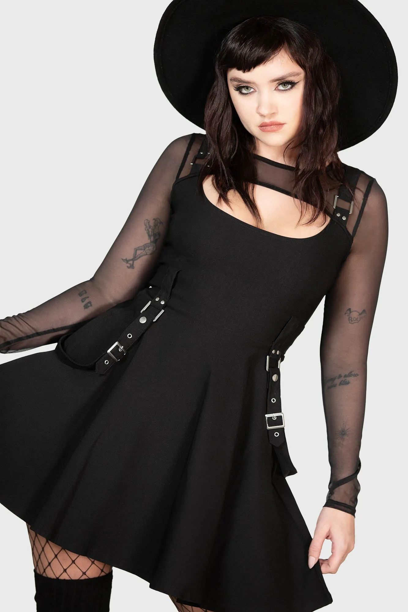 Versatile Layers Krypt Keeper Mini Dress