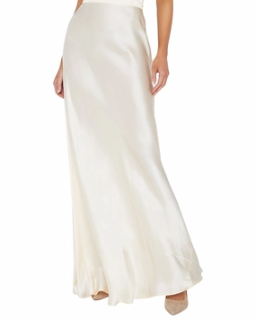 quick dry Daily Mood L'AGENCE Ryker Waistband Silk Bias Skirt