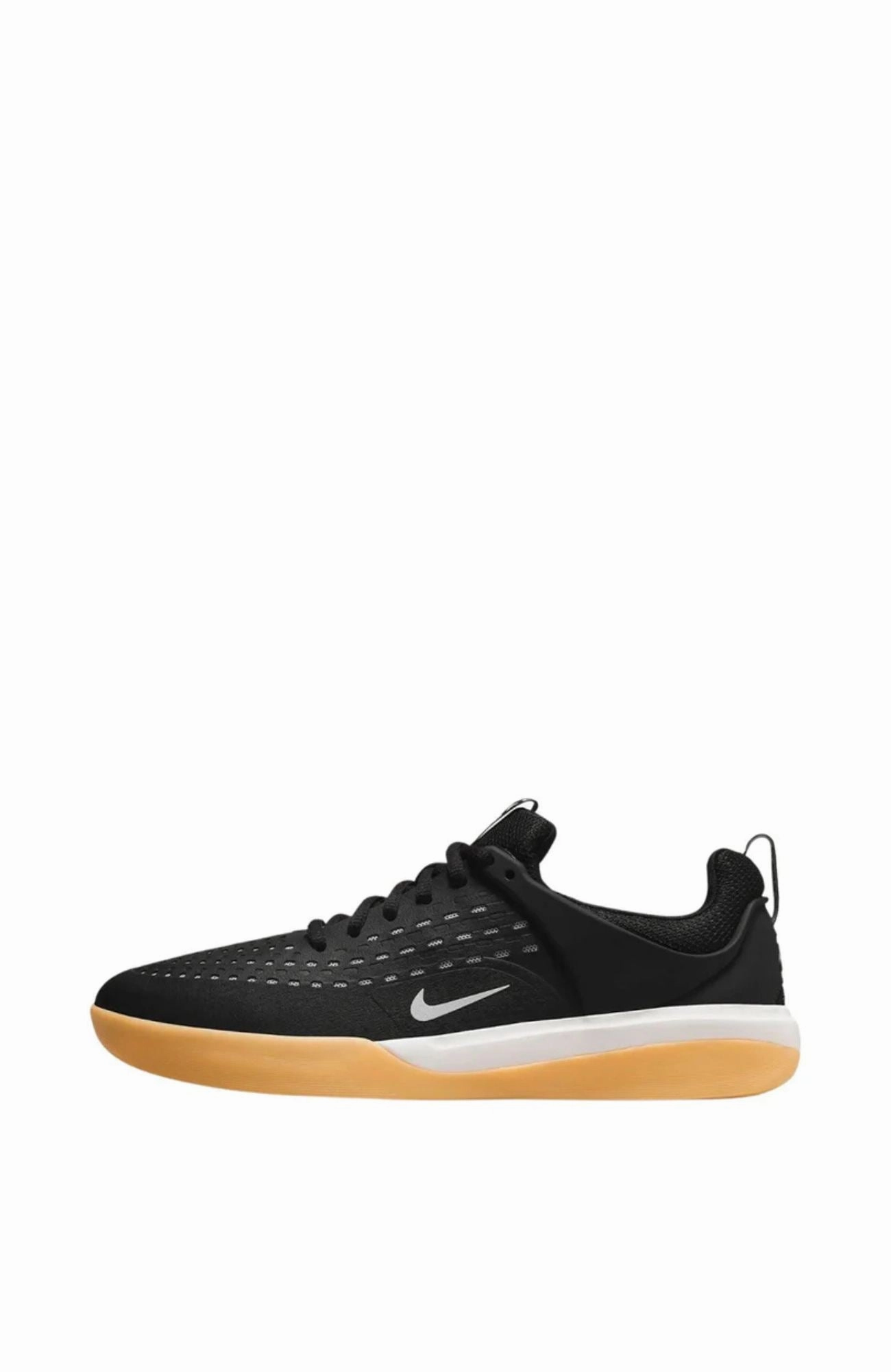 Nike SB Zoom Nyjah 3 Shoe Black White Traction Optimized Grip Travel Companion