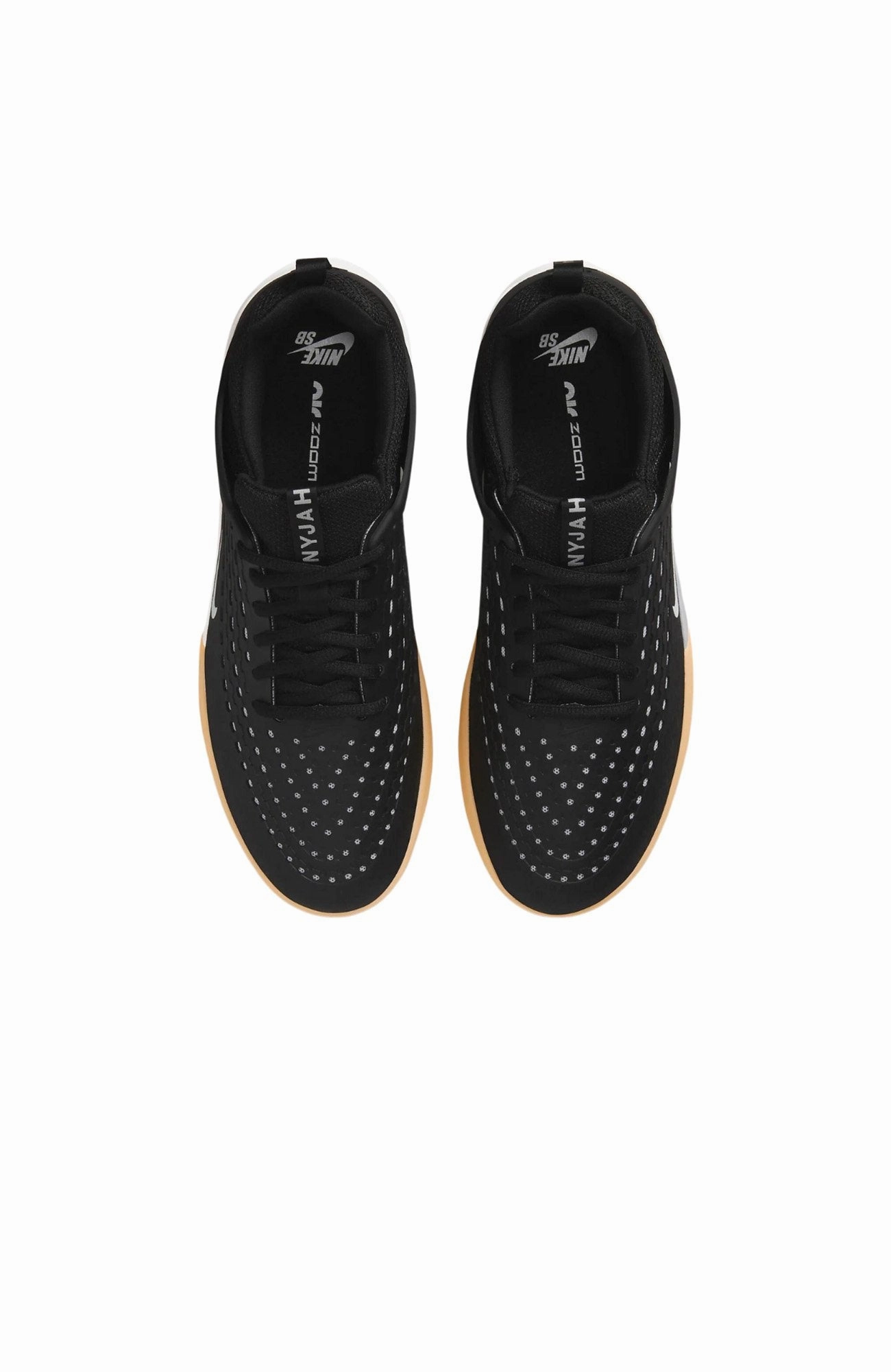 FlatSole Dynamic Foot Rocking Systems Nike SB Zoom Nyjah 3 Shoe Black White